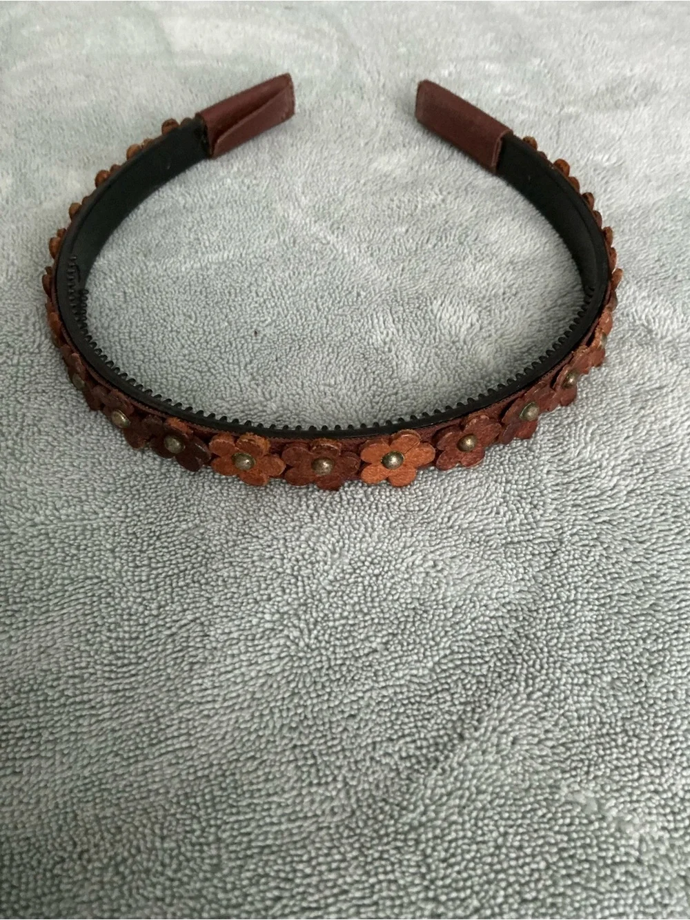 Assorted Women’s Decorative Headbands - Red, Brown, Orange
